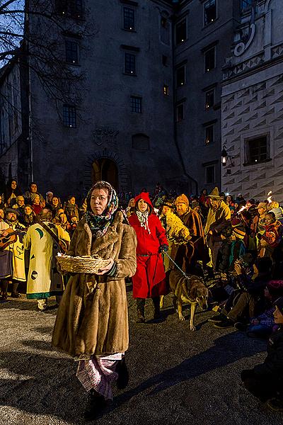 Lebende Krippe, 23.12.2014, Advent und Weihnachten in Český Krumlov