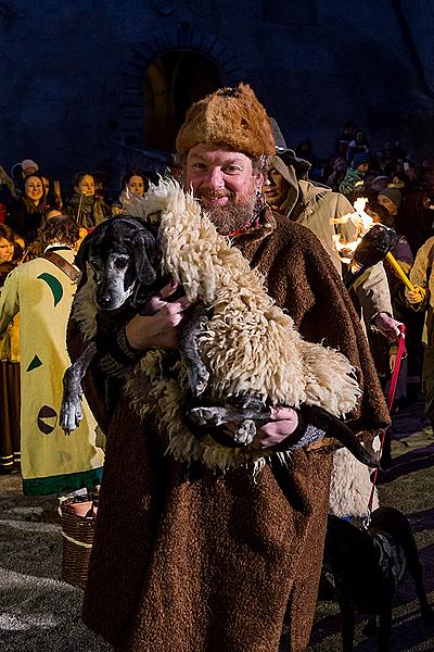 Lebende Krippe, 23.12.2014, Advent und Weihnachten in Český Krumlov