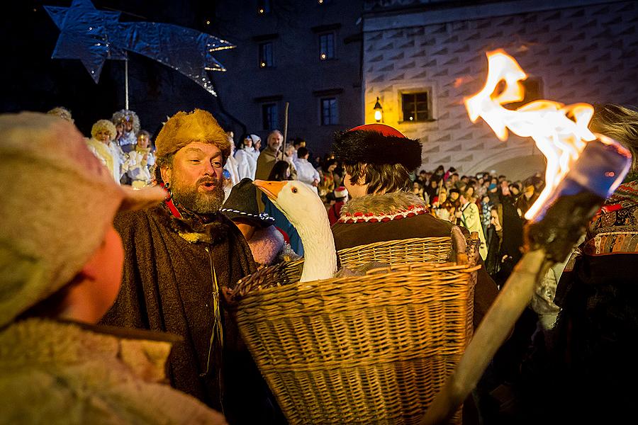 Lebende Krippe, 23.12.2014, Advent und Weihnachten in Český Krumlov