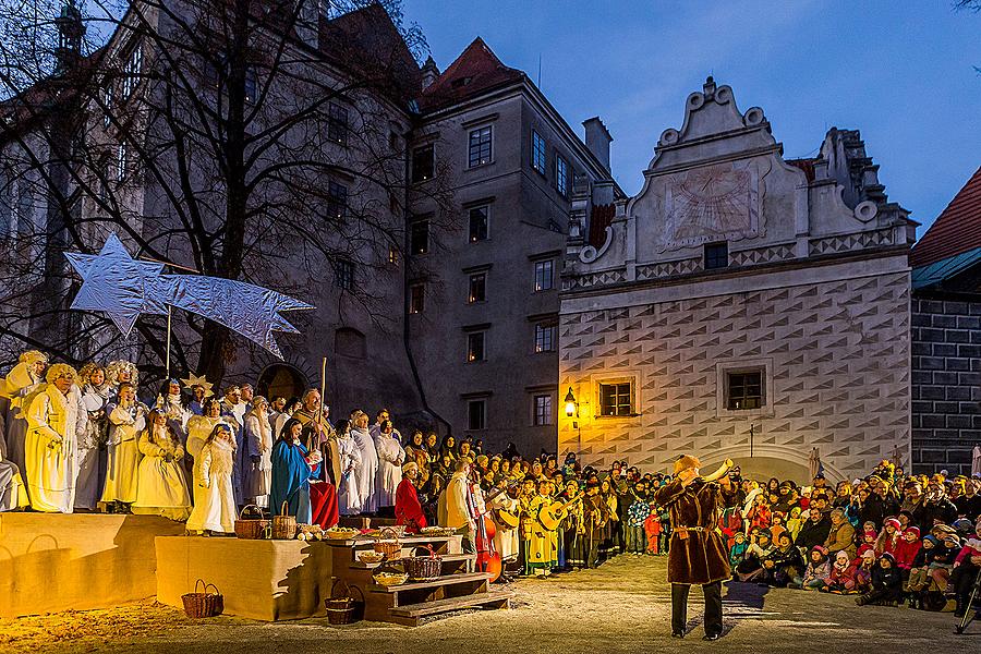 Live Nativity Scene, 23.12.2014, Advent and Christmas in Český Krumlov