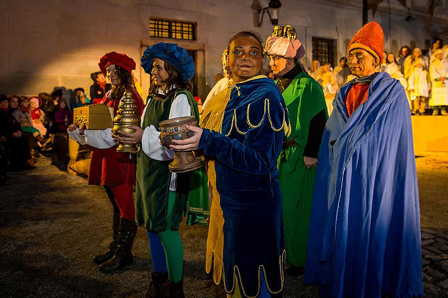 Live Nativity Scene, 23.12.2014, Advent and Christmas in Český Krumlov