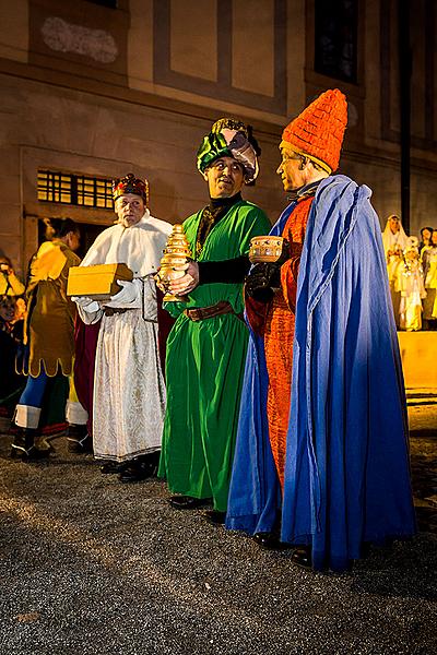 Lebende Krippe, 23.12.2014, Advent und Weihnachten in Český Krumlov