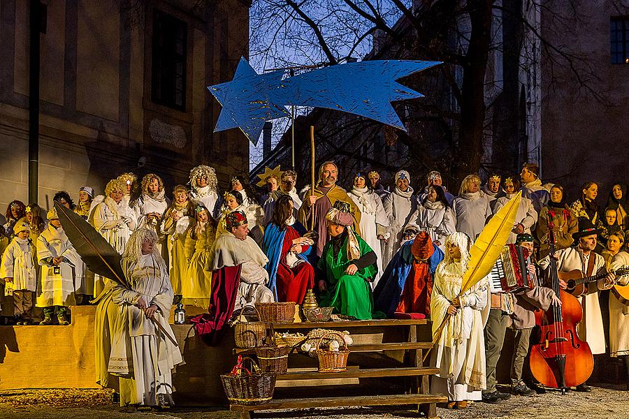 Lebende Krippe, 23.12.2014, Advent und Weihnachten in Český Krumlov