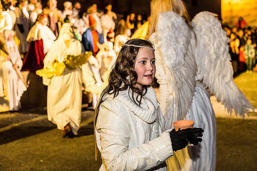 Lebende Krippe, 23.12.2014, Advent und Weihnachten in Český Krumlov