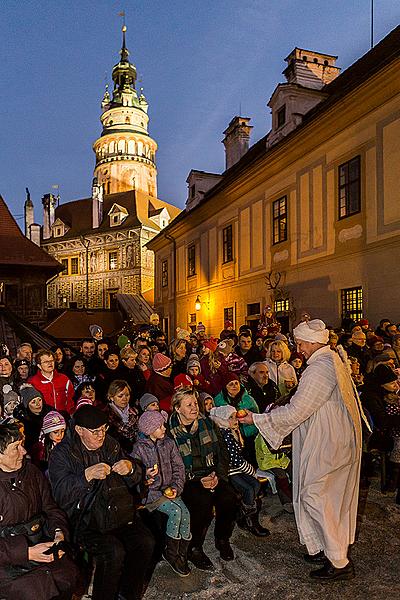 Lebende Krippe, 23.12.2014, Advent und Weihnachten in Český Krumlov