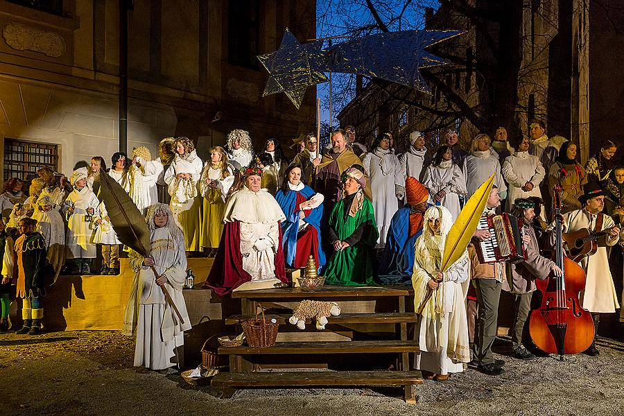 Lebende Krippe, 23.12.2014, Advent und Weihnachten in Český Krumlov