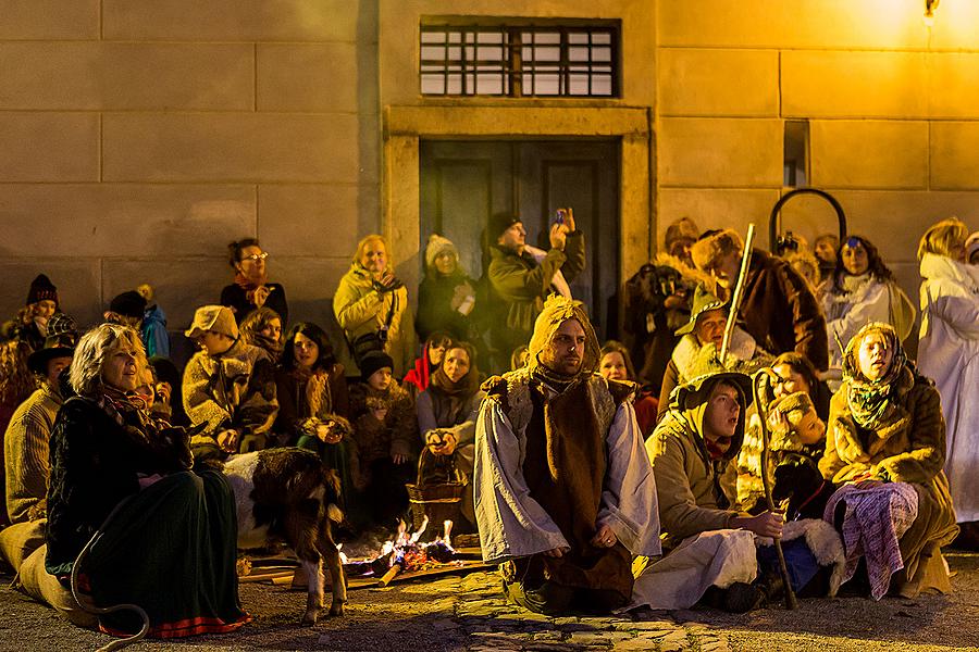 Live Nativity Scene, 23.12.2014, Advent and Christmas in Český Krumlov