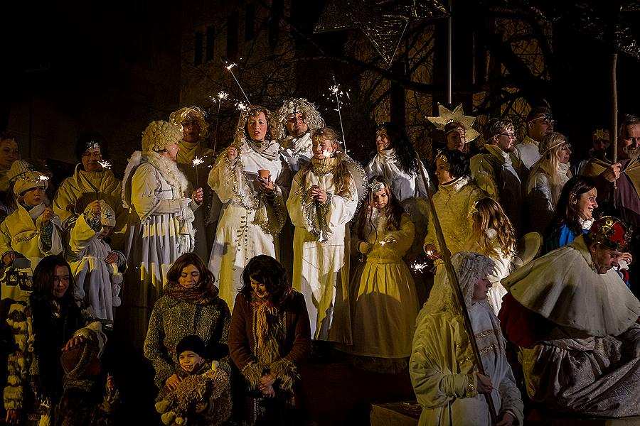 Live Nativity Scene, 23.12.2014, Advent and Christmas in Český Krumlov