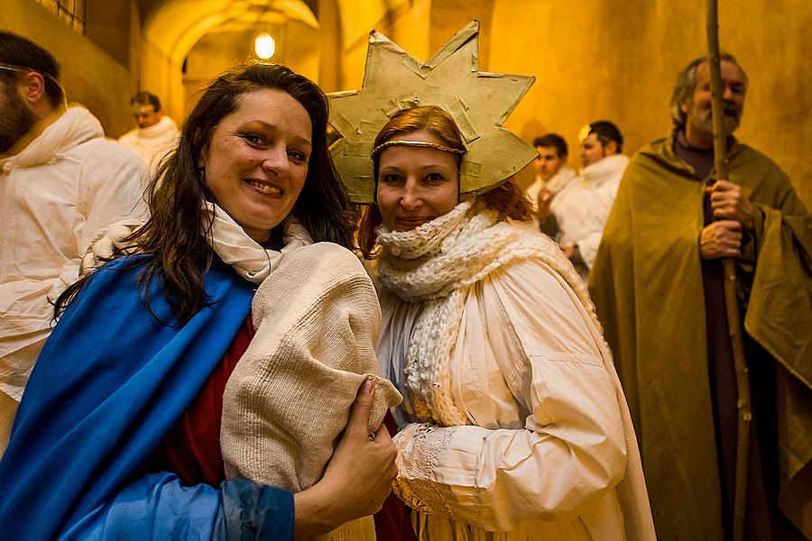 Lebende Krippe, 23.12.2014, Advent und Weihnachten in Český Krumlov