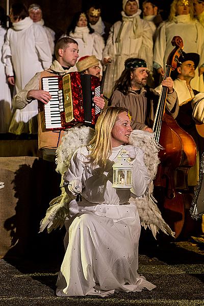 Lebende Krippe, 23.12.2014, Advent und Weihnachten in Český Krumlov