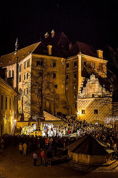 Lebende Krippe, 23.12.2014, Advent und Weihnachten in Český Krumlov