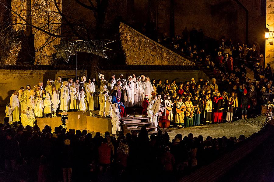 Lebende Krippe, 23.12.2014, Advent und Weihnachten in Český Krumlov