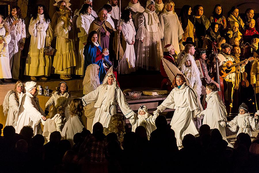 Lebende Krippe, 23.12.2014, Advent und Weihnachten in Český Krumlov