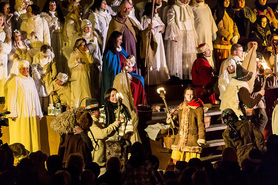 Live Nativity Scene, 23.12.2014, Advent and Christmas in Český Krumlov