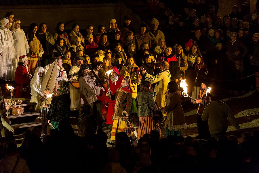 Lebende Krippe, 23.12.2014, Advent und Weihnachten in Český Krumlov