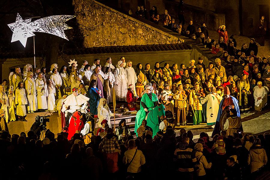 Lebende Krippe, 23.12.2014, Advent und Weihnachten in Český Krumlov