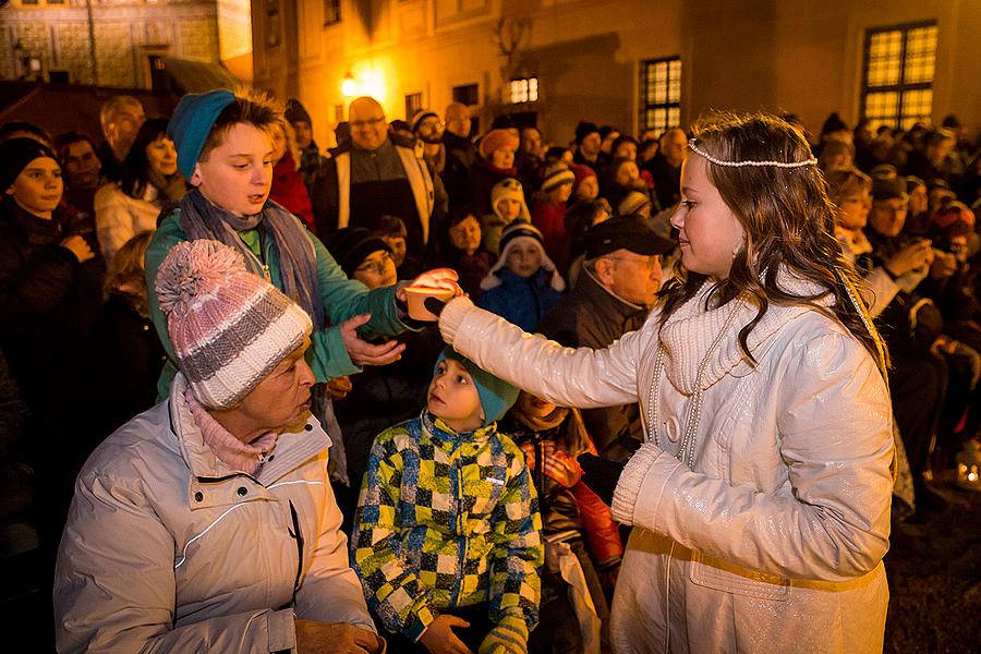 Live Nativity Scene, 23.12.2014, Advent and Christmas in Český Krumlov