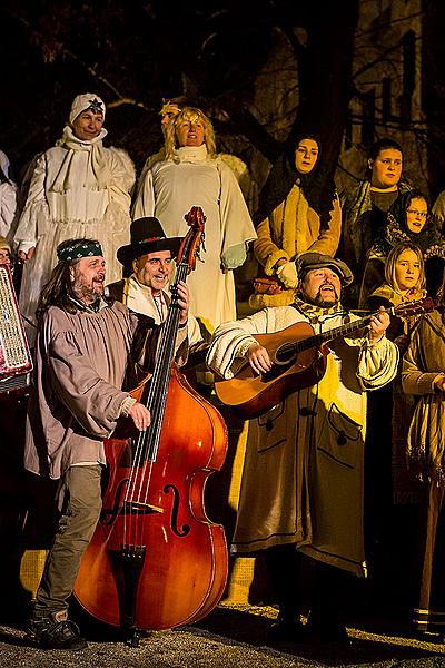 Lebende Krippe, 23.12.2014, Advent und Weihnachten in Český Krumlov