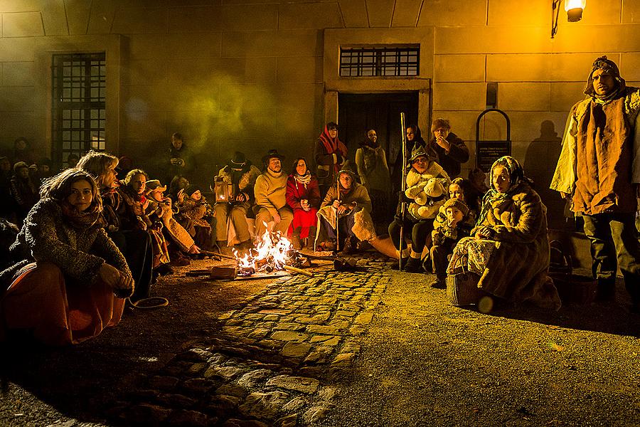 Lebende Krippe, 23.12.2014, Advent und Weihnachten in Český Krumlov