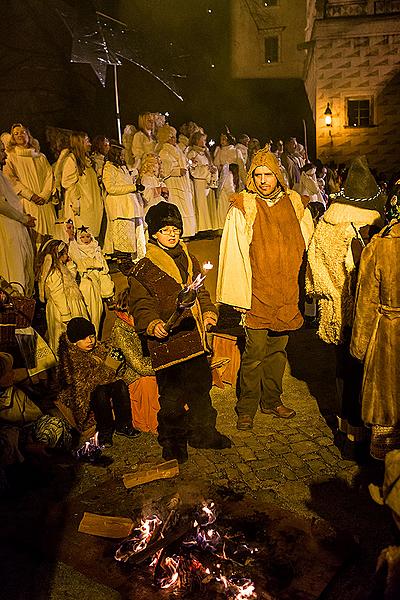 Lebende Krippe, 23.12.2014, Advent und Weihnachten in Český Krumlov