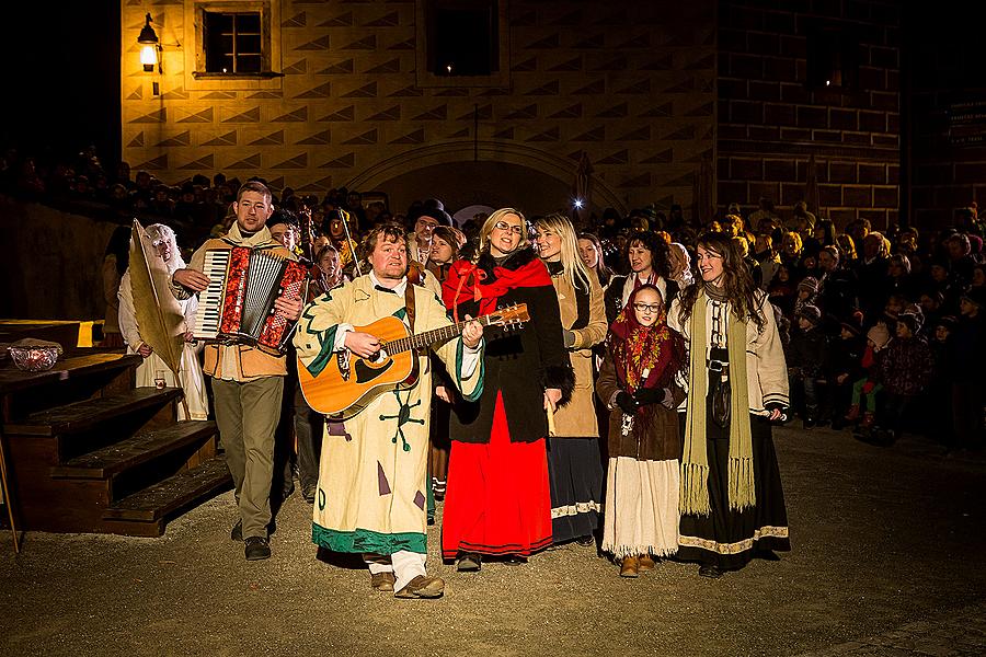 Lebende Krippe, 23.12.2014, Advent und Weihnachten in Český Krumlov