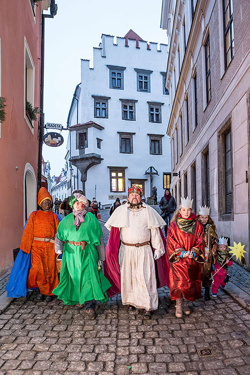 Three Kings, 6.1.2015, Advent and Christmas in Český Krumlov