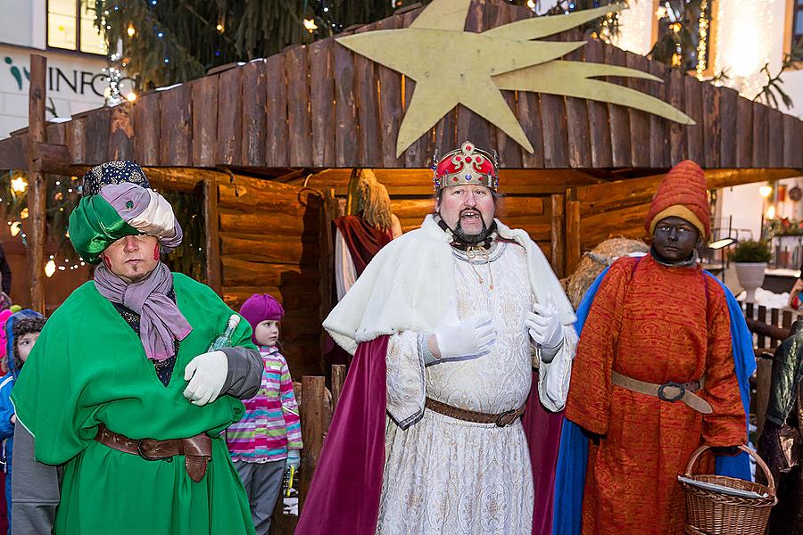Tři králové, 6.1.2015, Advent a Vánoce v Českém Krumlově