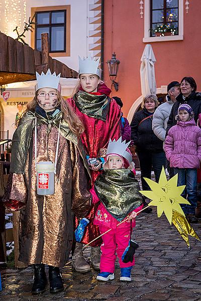 Drei Könige, 6.1.2015, Advent und Weihnachten in Český Krumlov