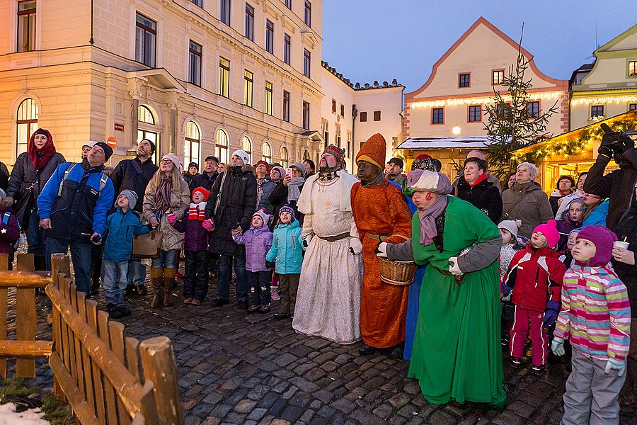 Drei Könige, 6.1.2015, Advent und Weihnachten in Český Krumlov