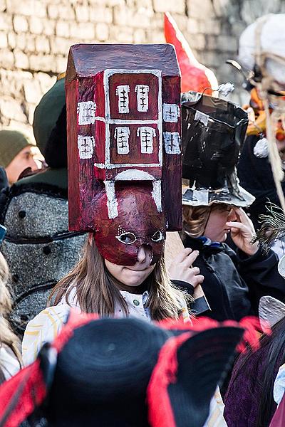 Carnival parade in Český Krumlov, 17th February 2015