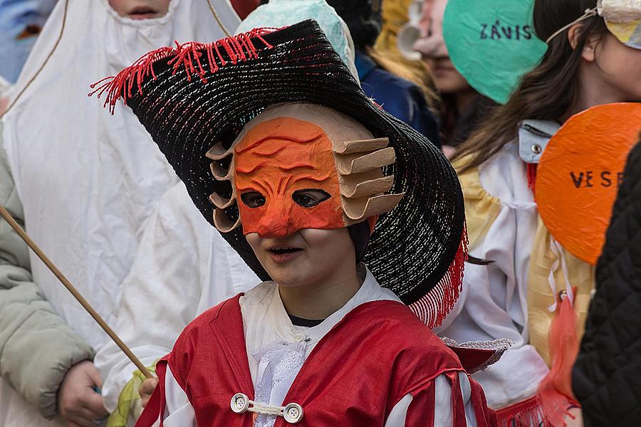 Masopustní průvod v Českém Krumlově, 17. února 2015