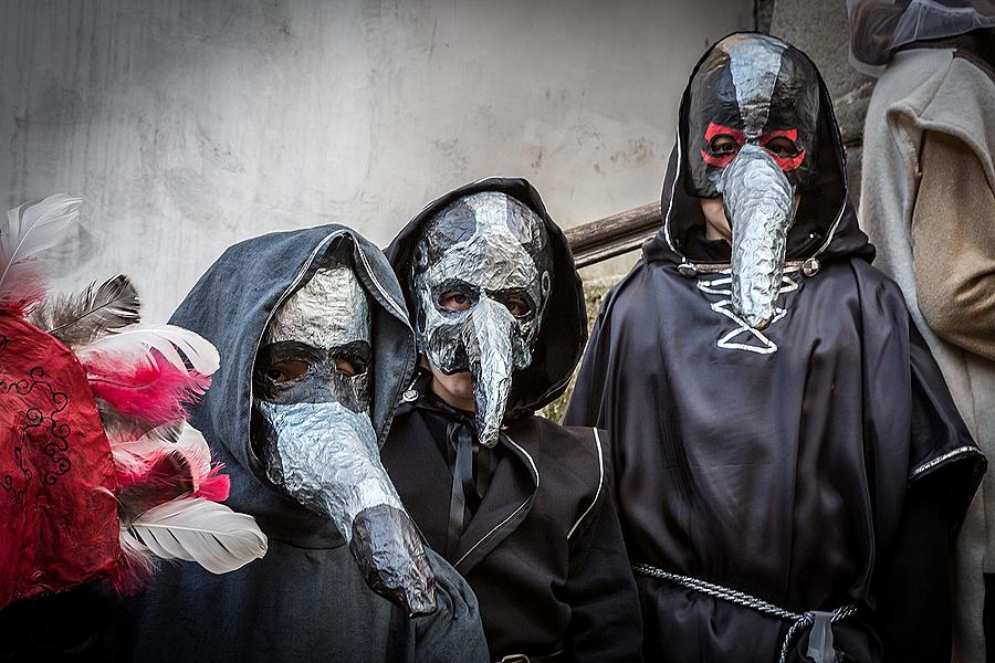 Carnival parade in Český Krumlov, 17th February 2015