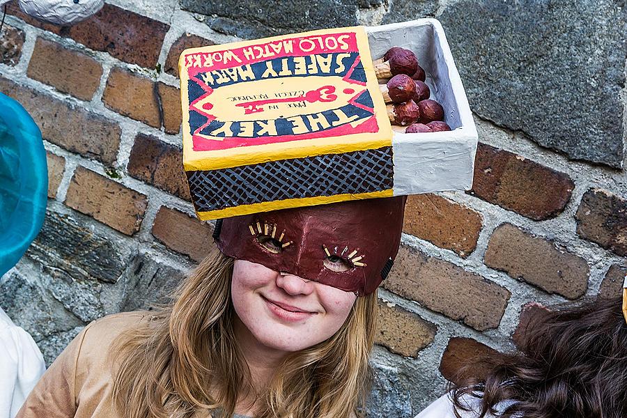 Carnival parade in Český Krumlov, 17th February 2015