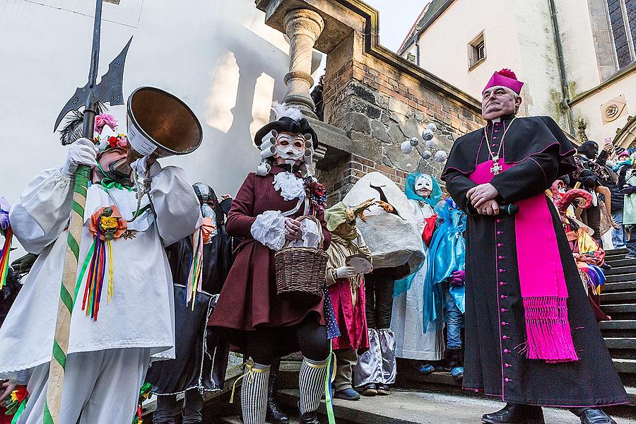 Carnival parade in Český Krumlov, 17th February 2015