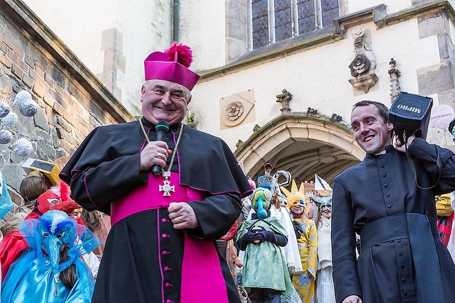 Carnival parade in Český Krumlov, 17th February 2015