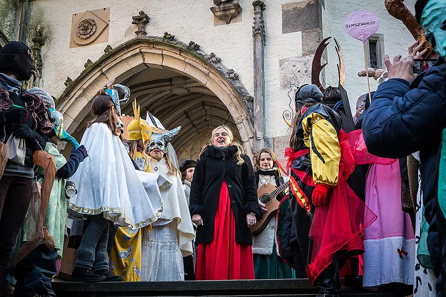 Karnevalsumzug, 17. Februar 2015, Fasching Český Krumlov