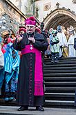 Carnival parade in Český Krumlov, 17th February 2015, photo by: Lubor Mrázek