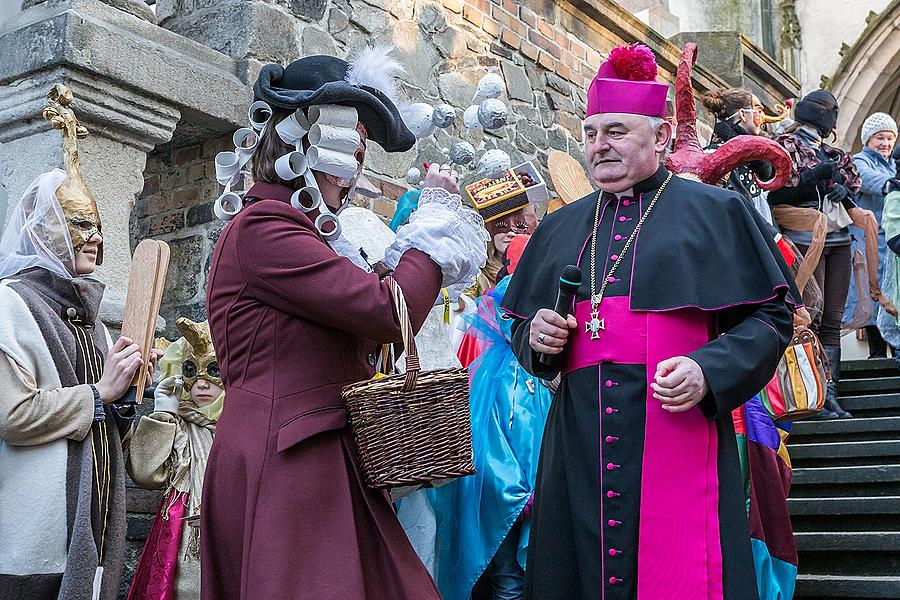 Carnival parade in Český Krumlov, 17th February 2015