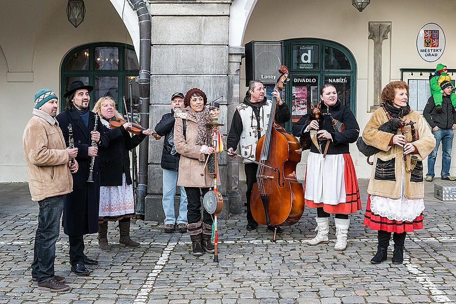 Carnival parade in Český Krumlov, 17th February 2015