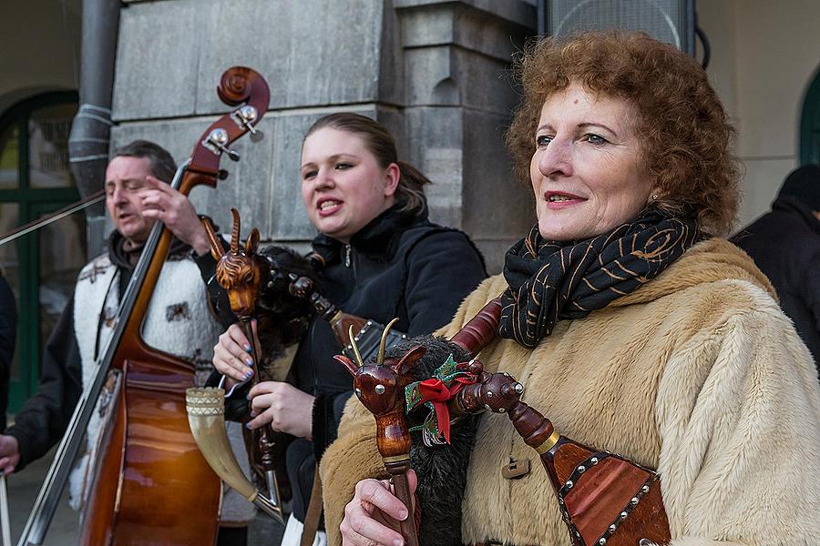 Carnival parade in Český Krumlov, 17th February 2015