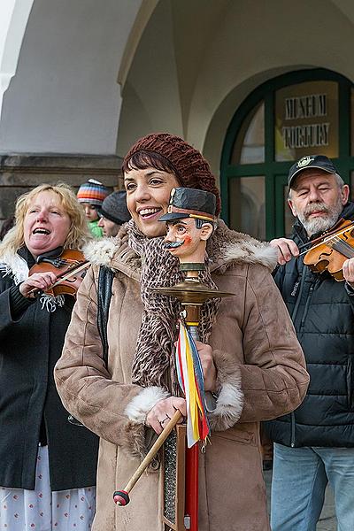 Carnival parade in Český Krumlov, 17th February 2015