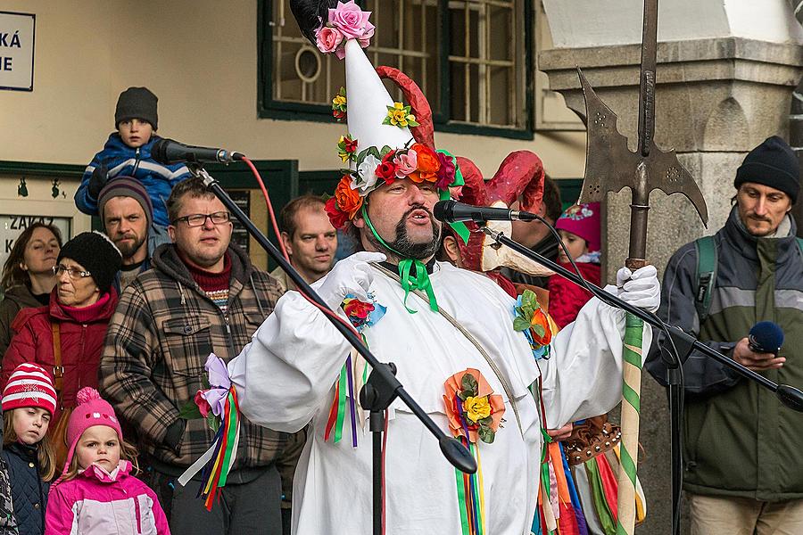 Masopustní průvod v Českém Krumlově, 17. února 2015