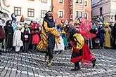 Karnevalsumzug, 17. Februar 2015, Fasching Český Krumlov, Foto: Lubor Mrázek