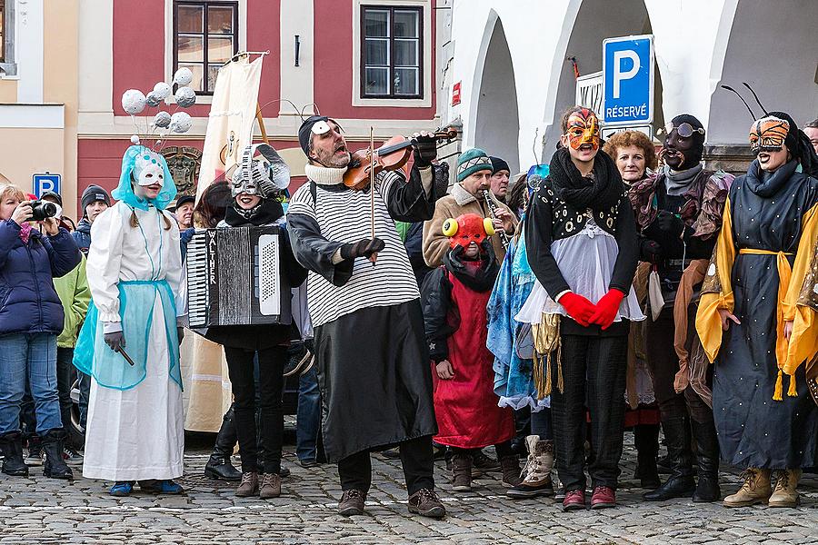 Karnevalsumzug, 17. Februar 2015, Fasching Český Krumlov