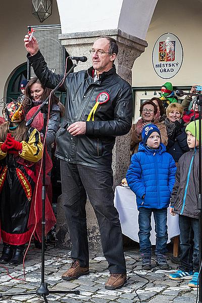 Carnival parade in Český Krumlov, 17th February 2015