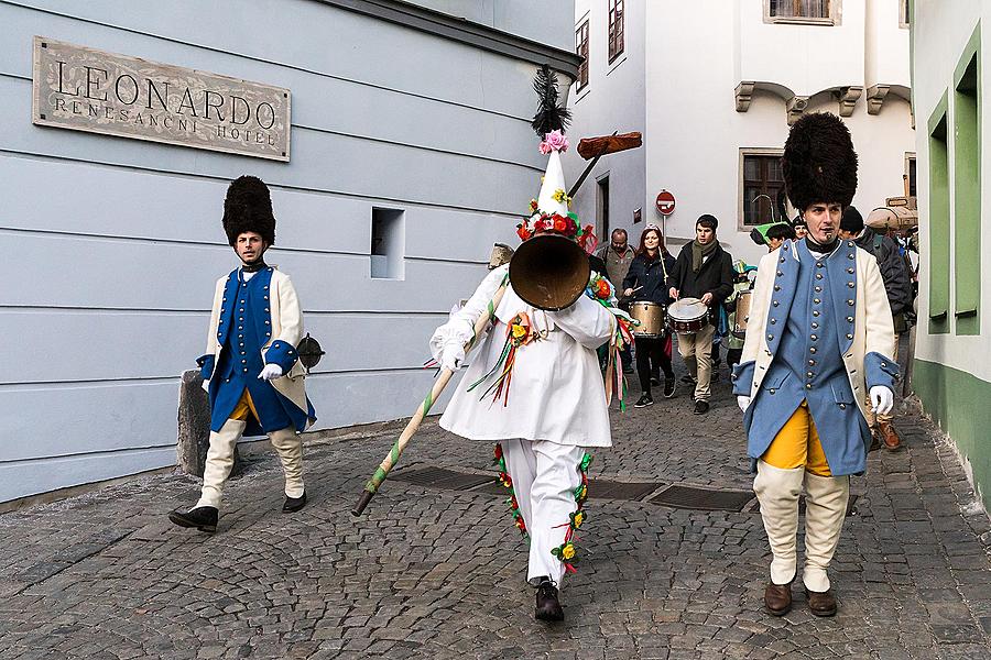 Carnival parade in Český Krumlov, 17th February 2015