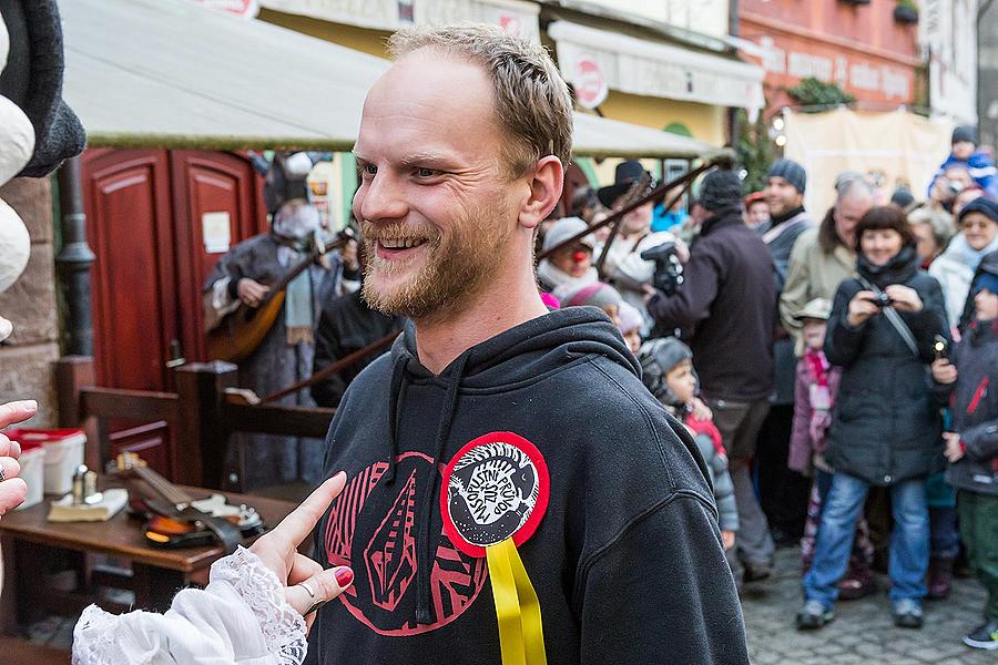 Carnival parade in Český Krumlov, 17th February 2015