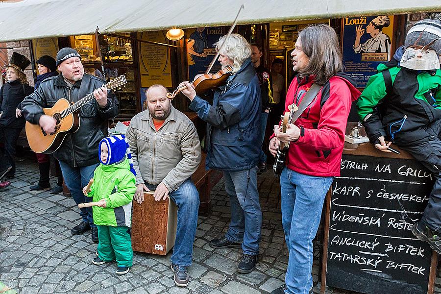 Karnevalsumzug, 17. Februar 2015, Fasching Český Krumlov