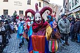 Karnevalsumzug, 17. Februar 2015, Fasching Český Krumlov, Foto: Lubor Mrázek