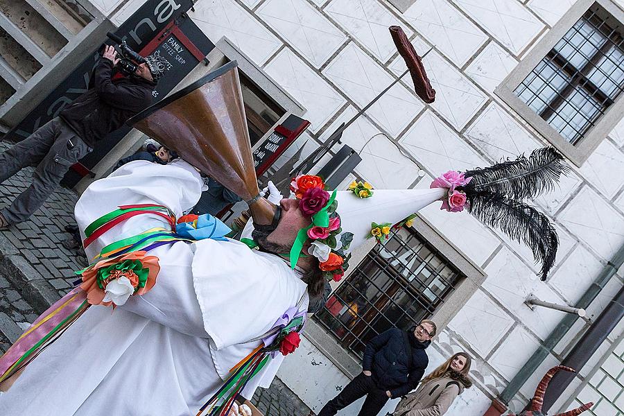 Carnival parade in Český Krumlov, 17th February 2015